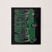 Klassieke musculus autopuzzel legpuzzel (Verticaal)