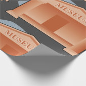 Klassieke museumarchitectuur cadeaupapier