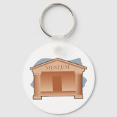 Klassieke museumarchitectuur sleutelhanger (Achterkant)