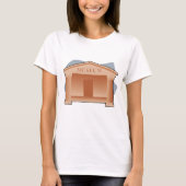 Klassieke museumarchitectuur t-shirt (Voorkant)