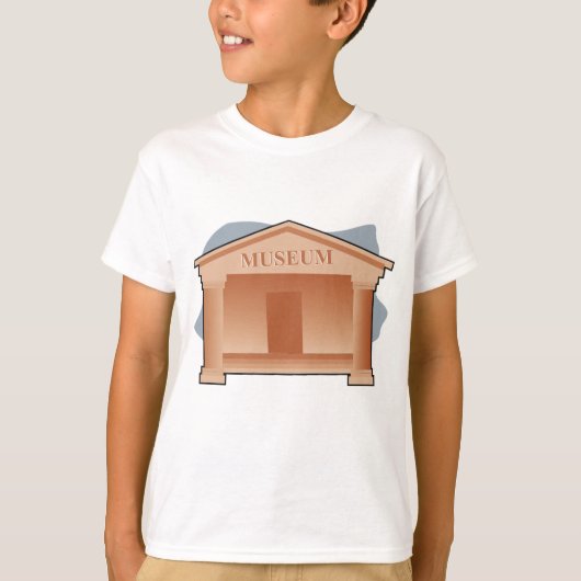Klassieke museumarchitectuur t-shirt (Voorkant)