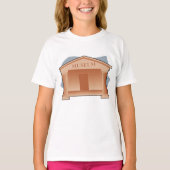 Klassieke museumarchitectuur t-shirt (Voorkant)