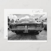 "Klassieke Mustang"-briefkaarten Briefkaart (Voorkant / Achterkant)