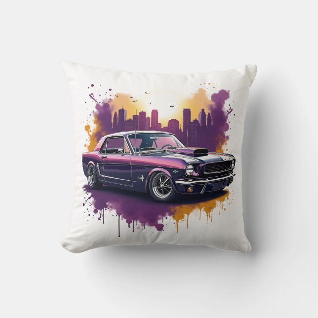 Klassieke Mustang Spierwagen  Kussen (Voorkant)
