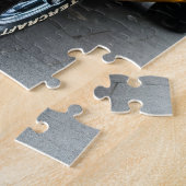 Klassieke Mustang Super Car Legpuzzel (Zijkant)