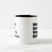Klassieke muziek - Composers Band Funny mug Tweekleurige Koffiemok (Center)