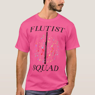 Klassieke Muziek Fluitist Orkest Fluit Speler T-shirt