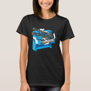 Klassieke Muziek Instrument Pianist Pet Ouder Gift T-shirt