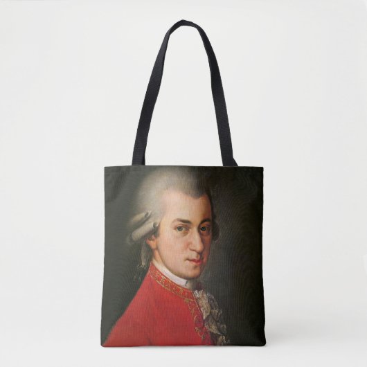 Klassieke Muziek Mozart Barbara Krafft portret Tote Bag (Voorkant)