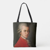 Klassieke Muziek Mozart Barbara Krafft portret Tote Bag (Achterkant)