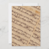  klassieke muziek piano verjaardag kaart (Achterkant)