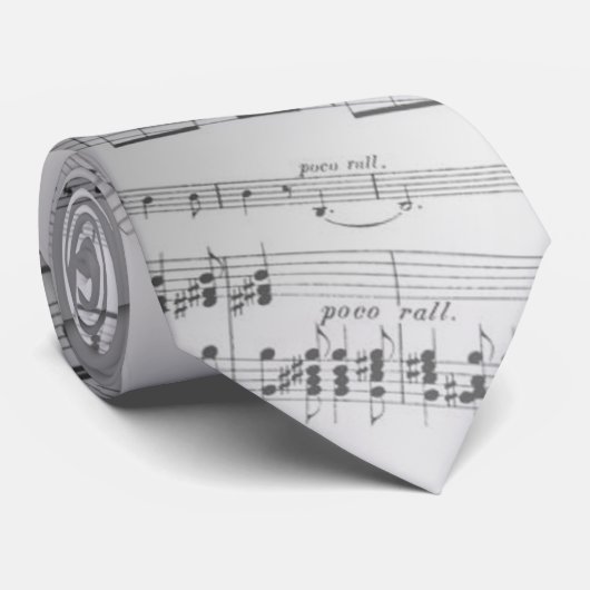 Klassieke muziek stropdas (Opgerold)