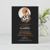 klassieke muziek thema gothic schedel verjaardag kaart (Staand voorkant)