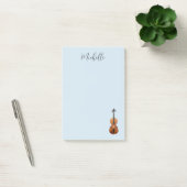 Klassieke muziek Violin Blue Post-it® Notes (Kantoor)