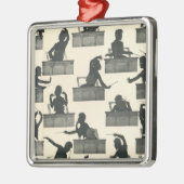 Klassieke muziekdirigent -  mahler metalen ornament (Links)