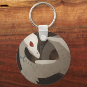 Klassieke muziekdraak sleutelhanger (Voorkant)