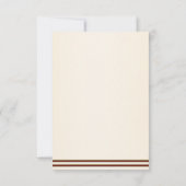 Klassieke muziekkaart met het huwelijk RSVP-kaart Kaart (Achterkant)