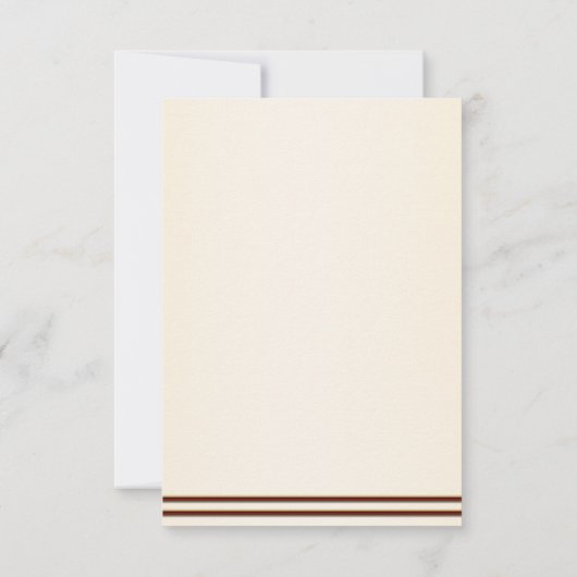 Klassieke muziekkaart met het huwelijk RSVP-kaart Kaart (Achterkant)