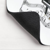 Klassieke muziekkunst muismat (Hoek)