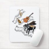 Klassieke muziekkunst muismat (Met muis)