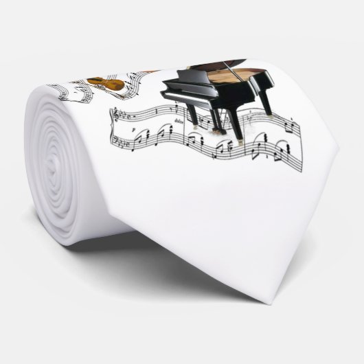 Klassieke muziekkunst stropdas (Opgerold)