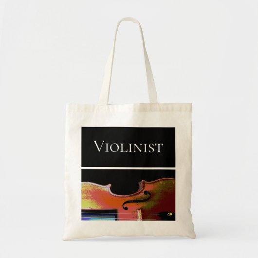 Klassieke muziekoptrechter orkest Violin Tote Bag (Voorkant)