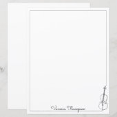 Klassieke muziekoptrechterij Cello-vel (Voorkant / Achterkant)