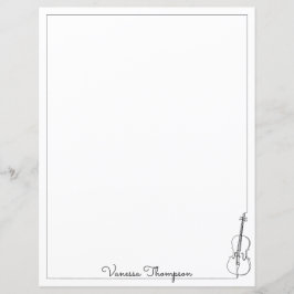 Klassieke muziekoptrechterij Cello-vel