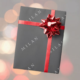 Klassieke naam (of woord) cadeaupapier