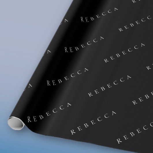 Klassieke naam (of woord) cadeaupapier