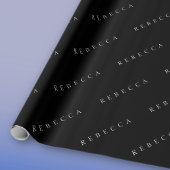 Klassieke naam (of woord) cadeaupapier