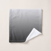 Klassieke naam of woord | Gradiëntgrijs Bad Handdoek (Wasdoekje)