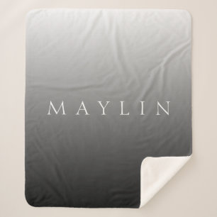 Klassieke naam of woord   Gradiëntgrijs Sherpa Deken