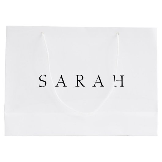 Klassieke naam (of woord) groot cadeauzakje (Achterkant)