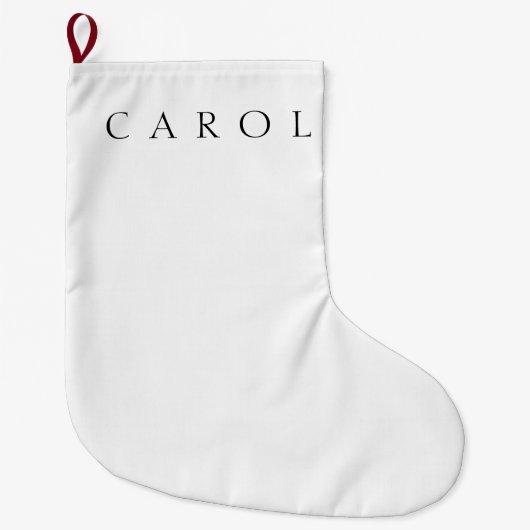 Klassieke naam (of woord) grote kerstsok (Voorkant)