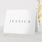 Klassieke naam (of woord) kaart (Gele Bloem)