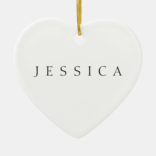 Klassieke naam (of woord) keramisch ornament (Voorkant)