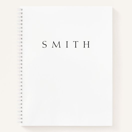 Klassieke naam (of woord) notitieboek (Voorkant)