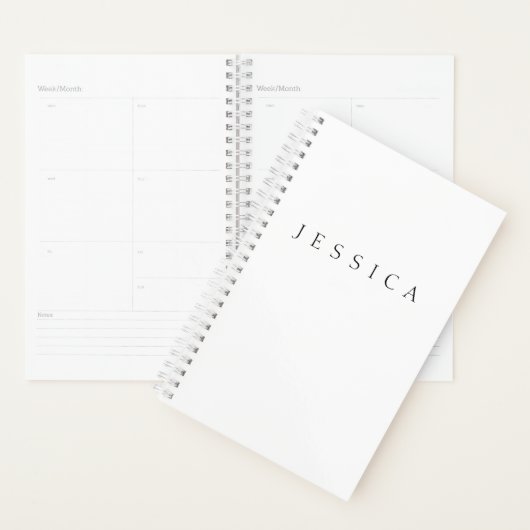 Klassieke naam (of woord) planner (Display)