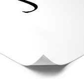 Klassieke naam (of woord) poster (Hoek)