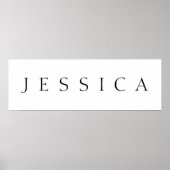 Klassieke naam (of woord) poster (Voorkant)