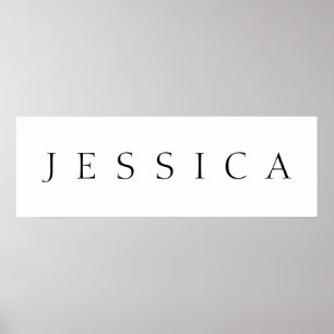Klassieke naam (of woord) poster