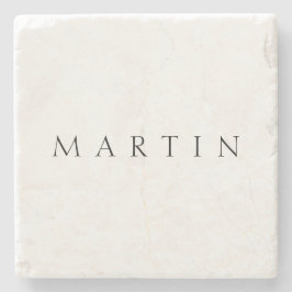 Klassieke naam (of woord) stenen onderzetter