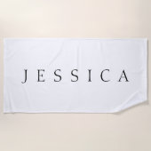 Klassieke naam (of woord) strandlaken (Voorkant)