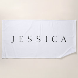 Klassieke naam (of woord) strandlaken