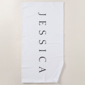 Klassieke naam (of woord) strandlaken (Voorkant)