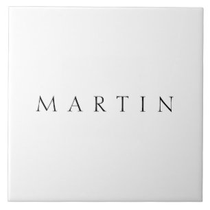 Klassieke naam (of woord) tegeltje