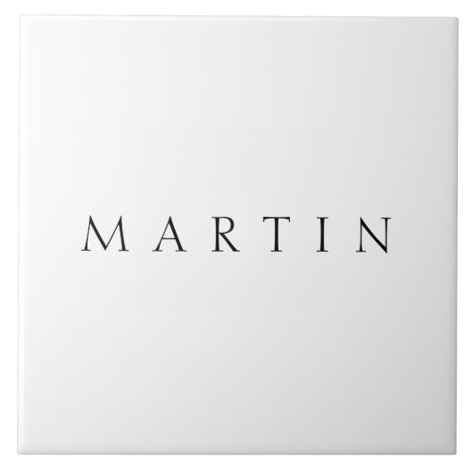 Klassieke naam (of woord) tegeltje (Voorkant)