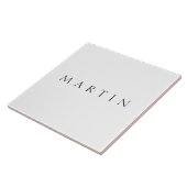 Klassieke naam (of woord) tegeltje (Zijkant)