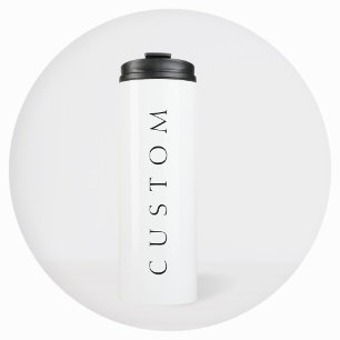 Klassieke naam (of woord) thermische tumbler thermosbeker